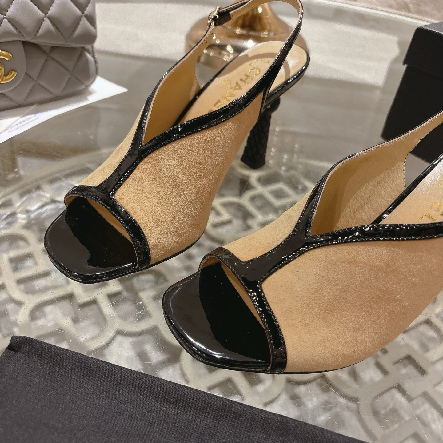 COCO-- 3h1958 G46538-B20969-U1768 cowhide Heel height ：8.5cm item:E-X541I2411